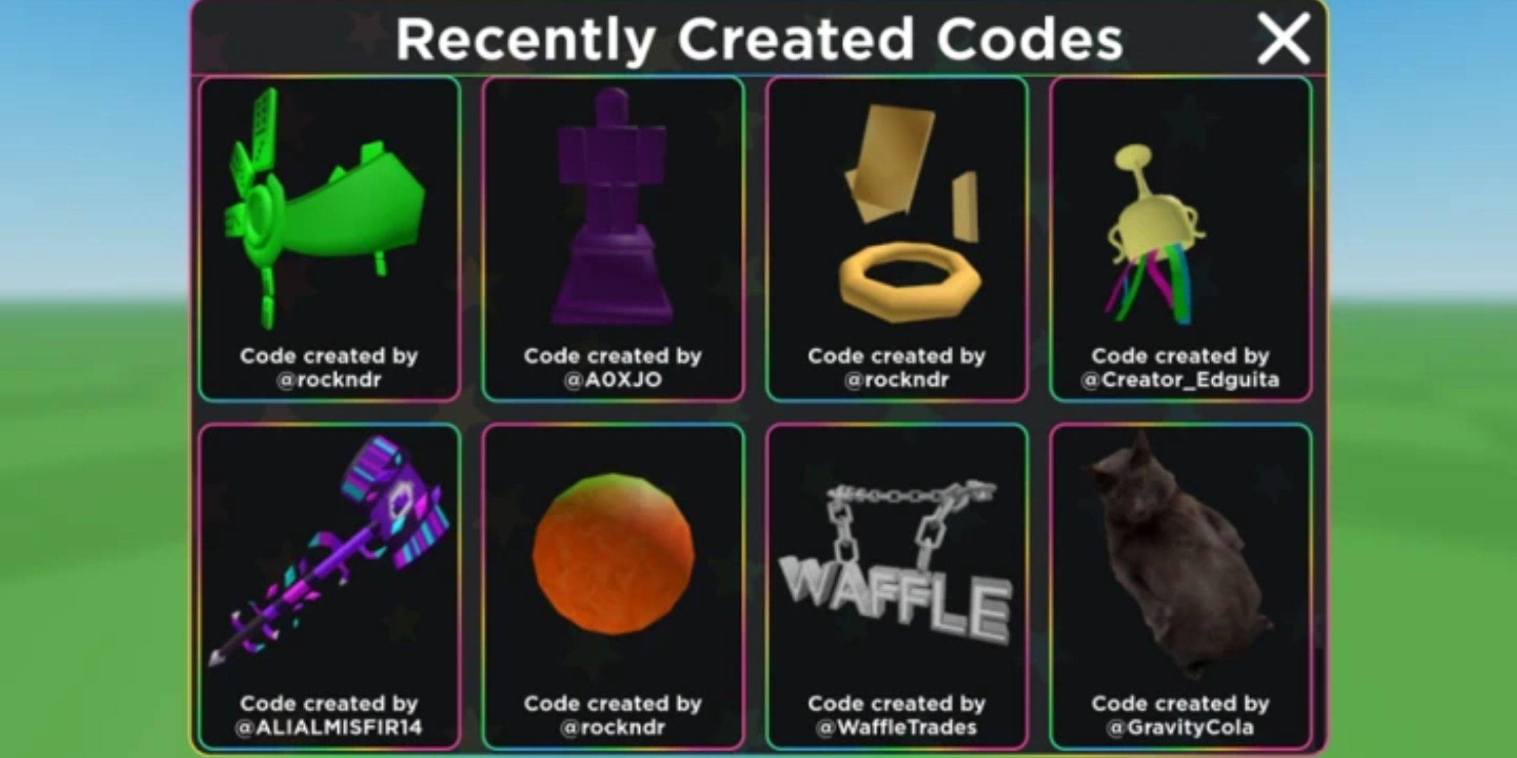 Roblox Codes limités UGC: réclamer des éléments exclusifs en jeu!