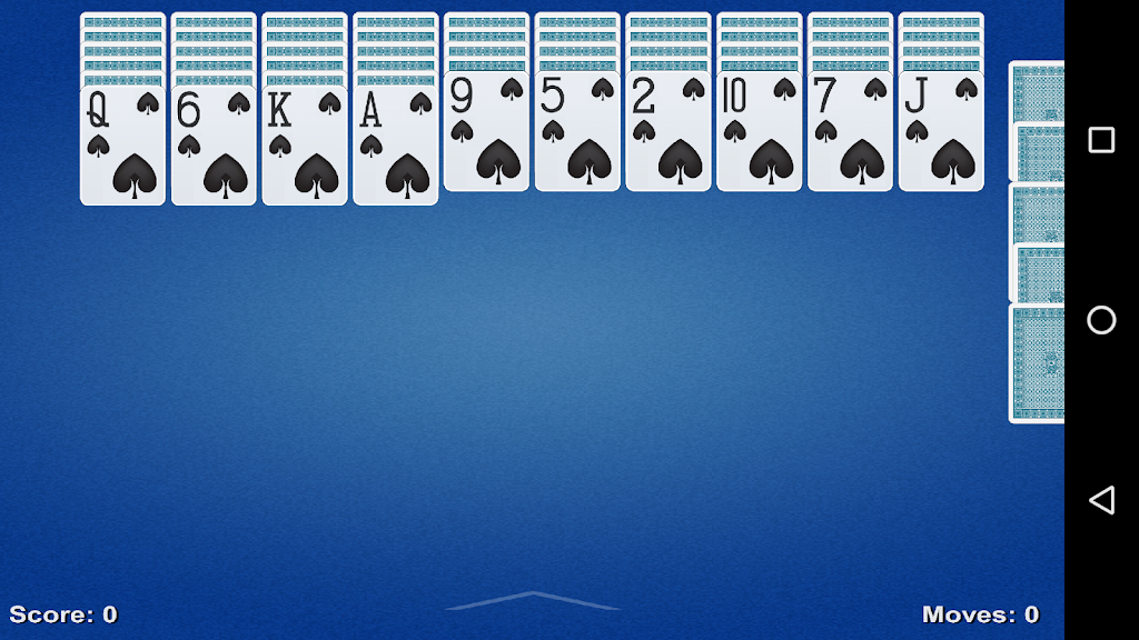 Spider Solitaire Game Captura de tela 1