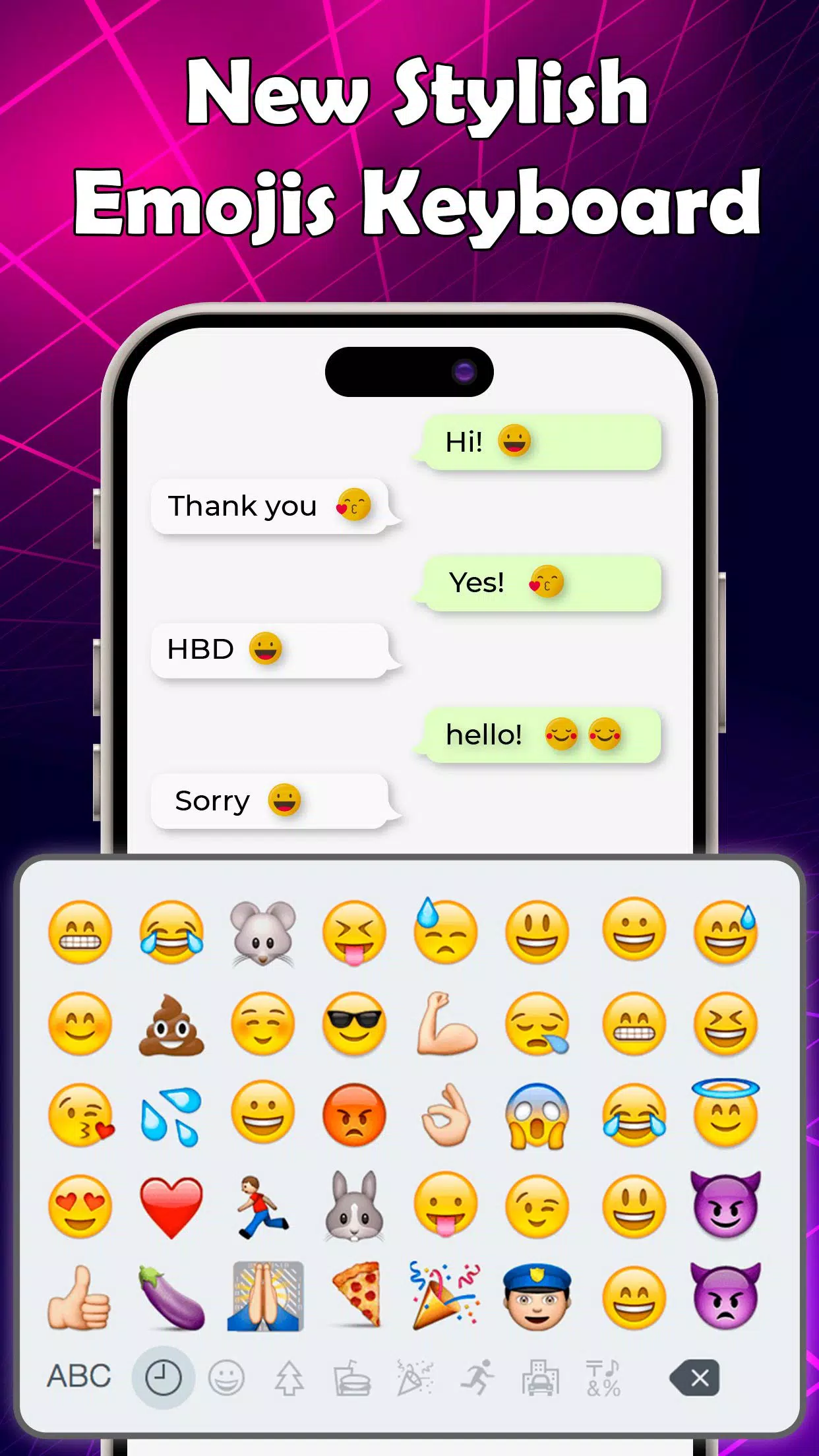 iOS Emojis Скриншот 1