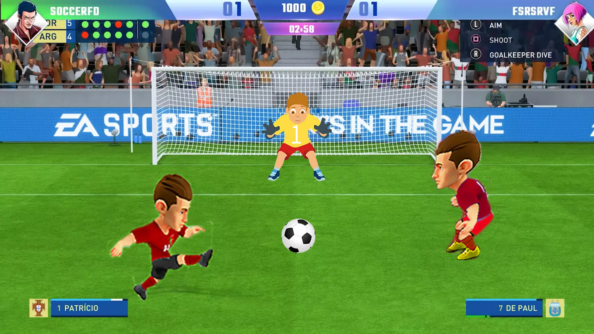 Mini Football Games Offline Captura de pantalla 1