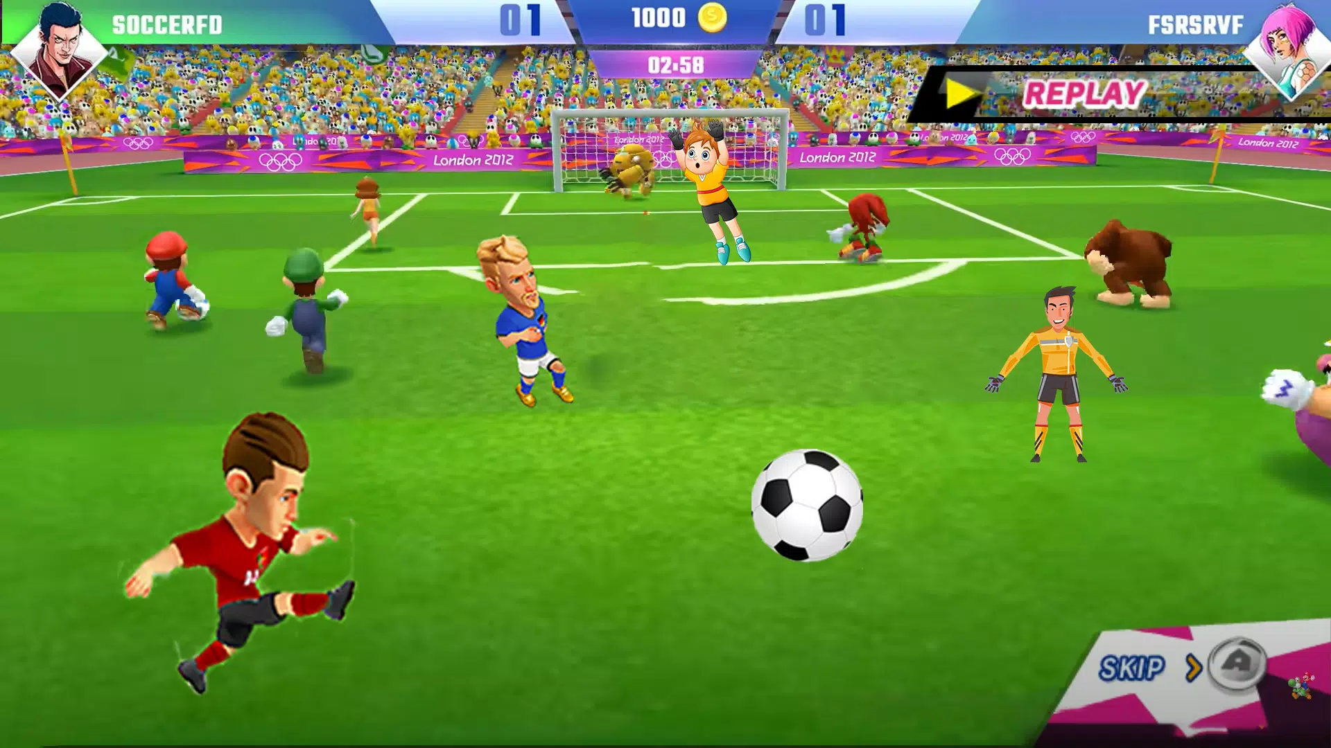 Mini Football Games Offline Captura de pantalla 4