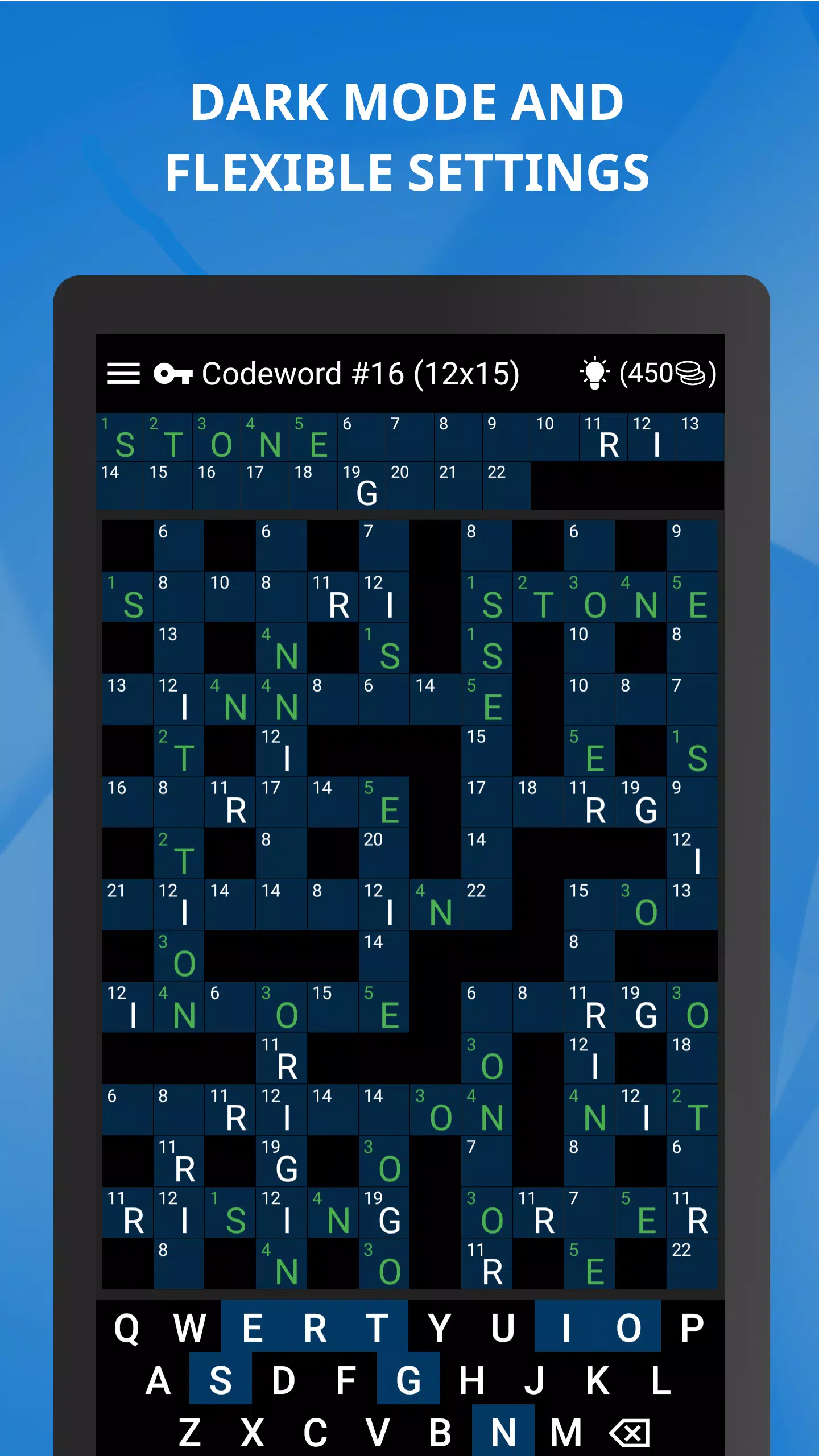 Keywords — Codeword Puzzle Captura de tela 3