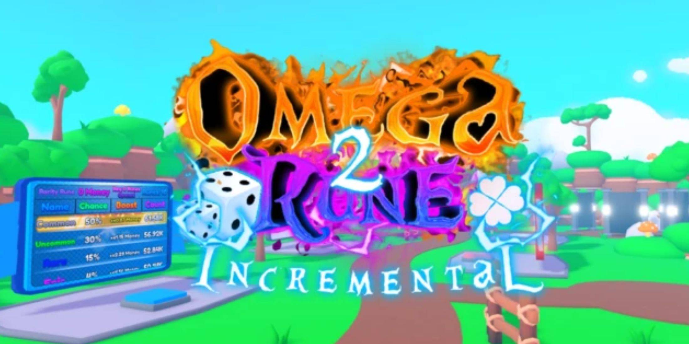 Códigos para Roblox Omega Rune Incremental 2 Lançados