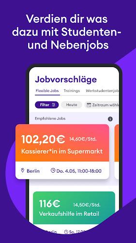 Zenjob - Flexible Nebenjobs Ekran Görüntüsü 1