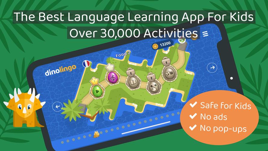 Dinolingo Kids Learn Languages Tangkapan skrin 1