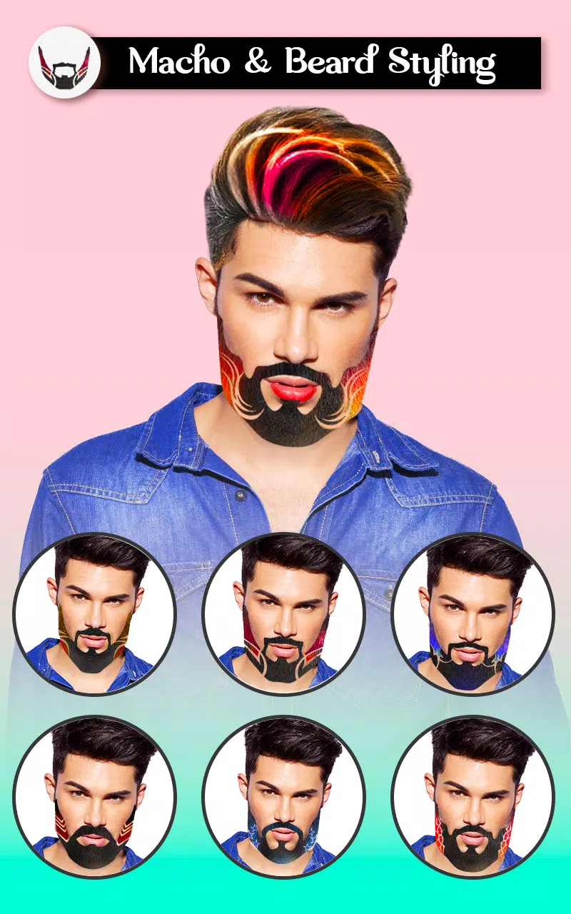 Macho - Man makeover app & Pho Captura de tela 3