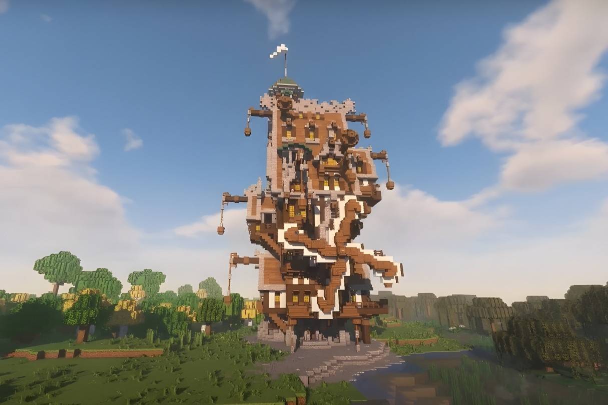 Casa épica steampunk