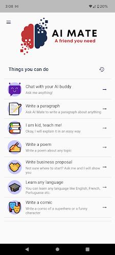 AI Mate - GPT chat Captura de tela 1