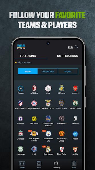 365Scores: Brasileirão ao vivo Captura de tela 1