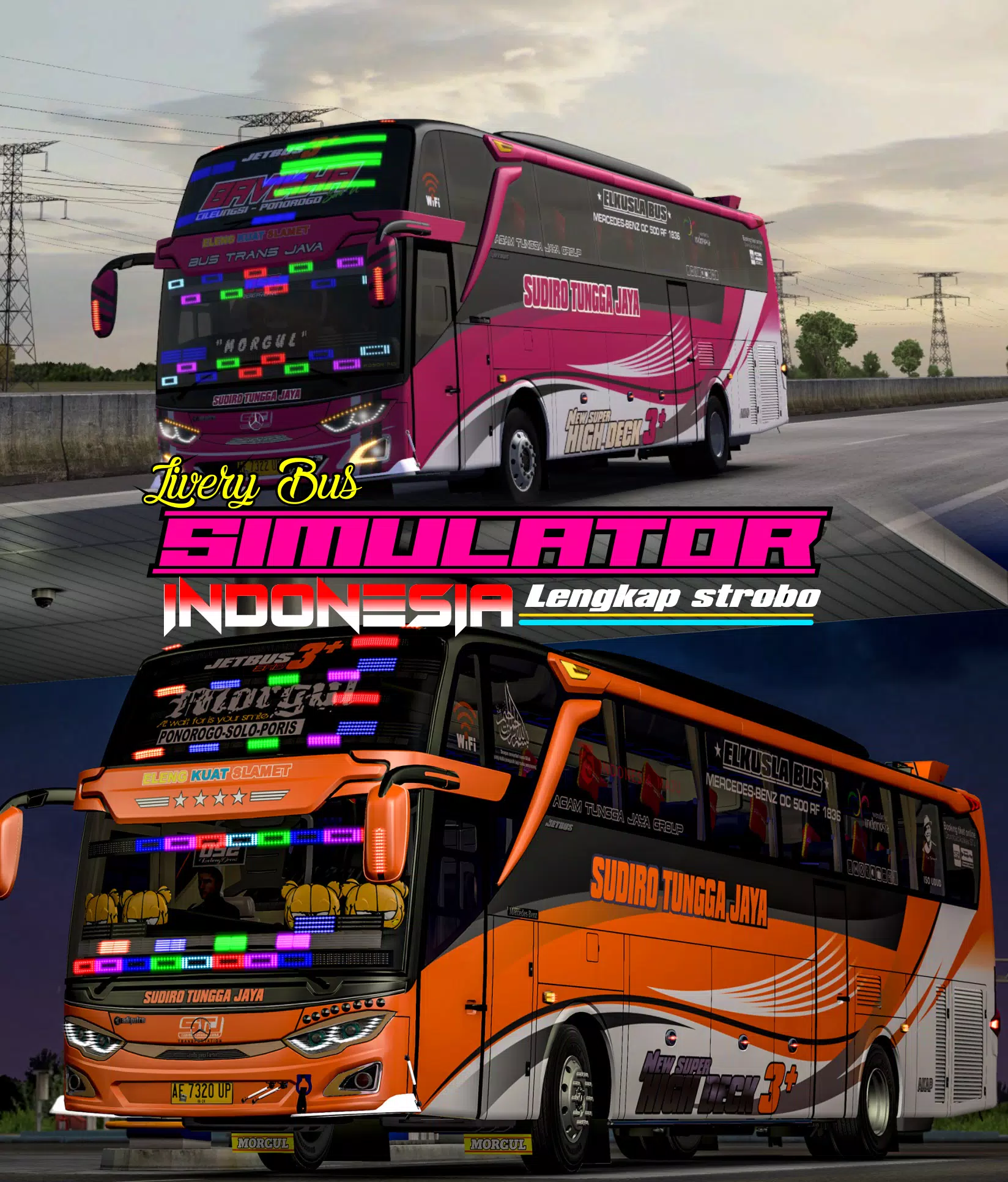 Skin Bus Simulator Indonesia Captura de tela 1