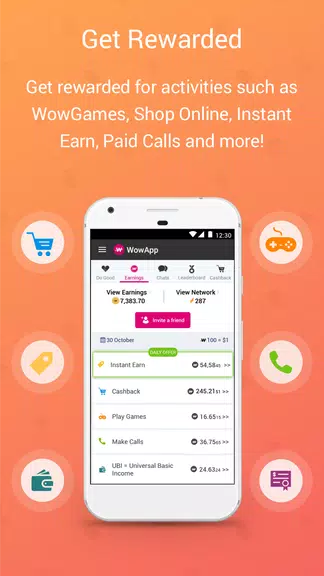 WowApp - Earn. Share. Do Good Скриншот 2