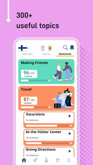 Learn Finnish - 11,000 Words Captura de tela 4