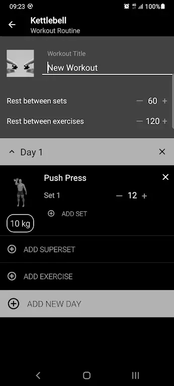 Kettlebell Home Workout Capture d’écran 1