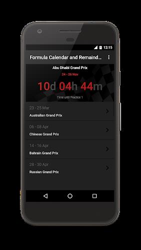 Formula 2024 Calendar應用截圖第2張