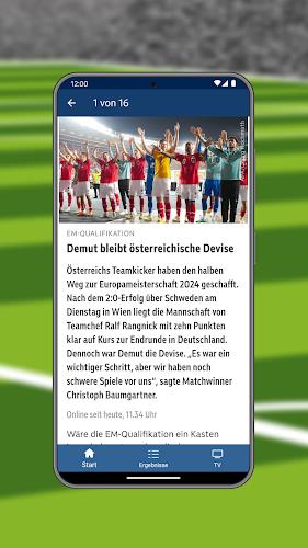 ORF Fußball 스크린샷 3