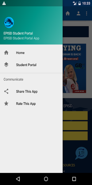 Episd Student portal स्क्रीनशॉट 1