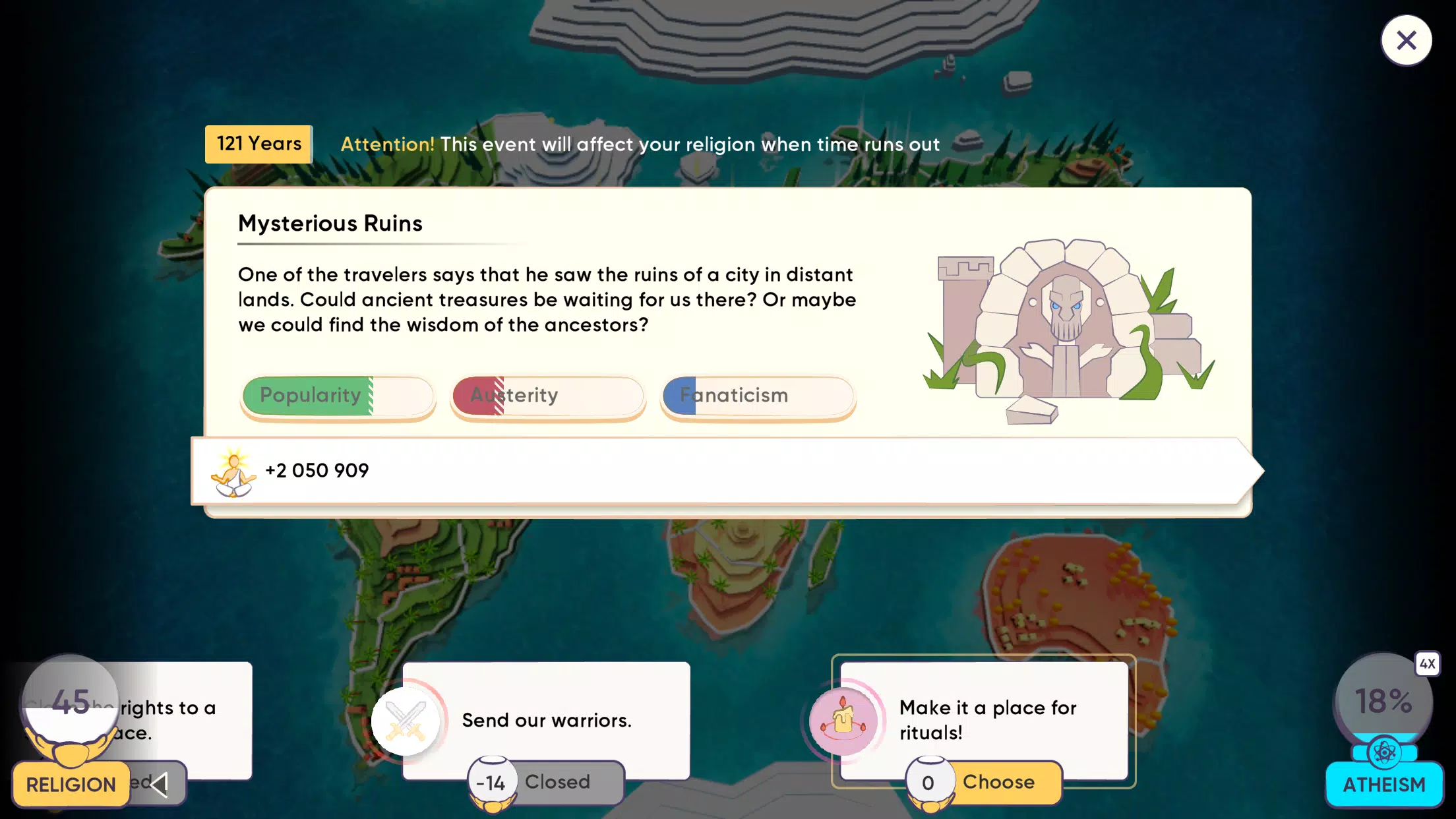 Religion Inc. The game god sim Screenshot 3