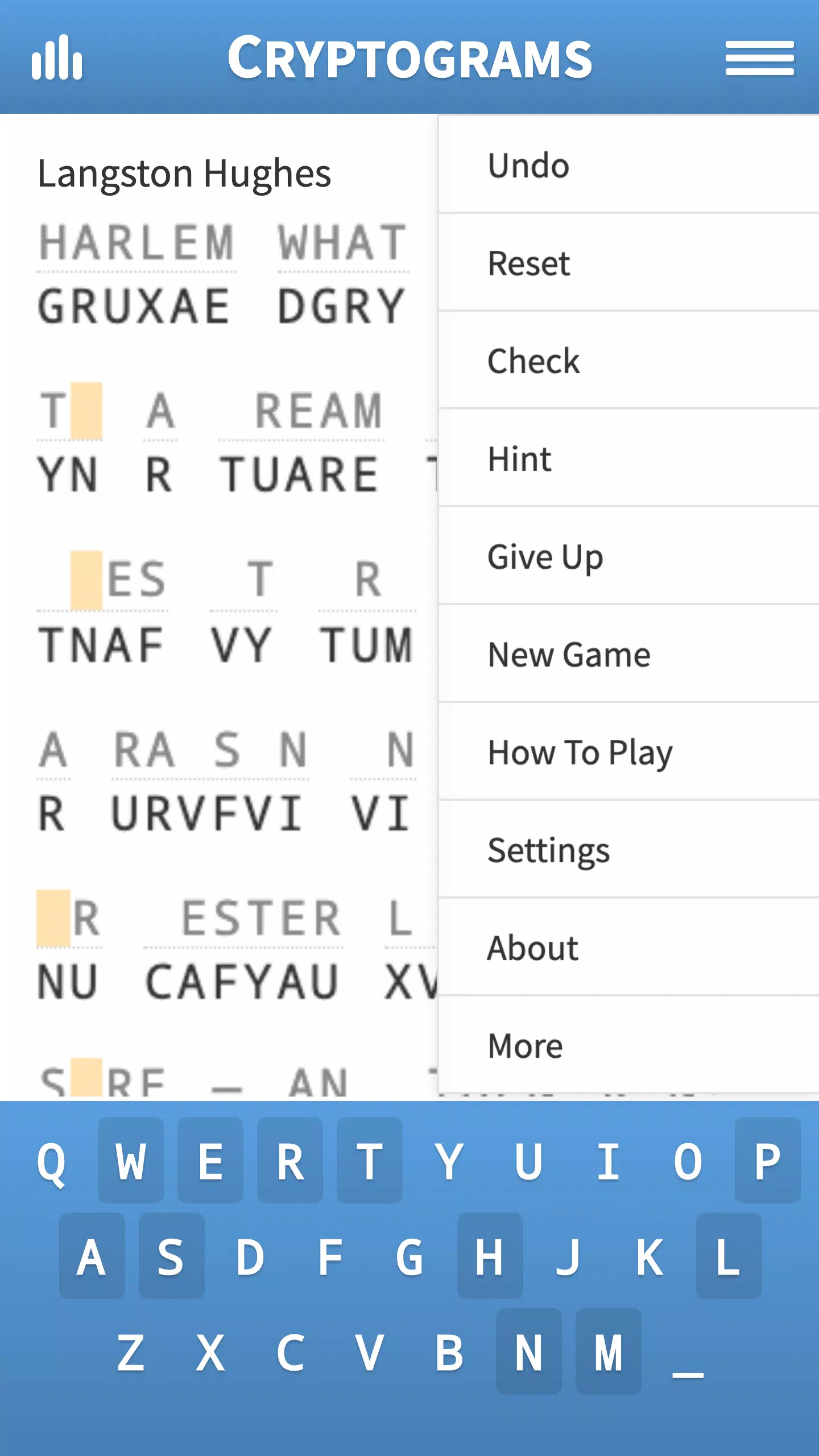Cryptogram · Puzzle Quotes Screenshot 2