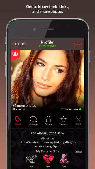 Whiplr - Messenger with Kinks! ဖန်သားပြင်ဓာတ်ပုံ 1