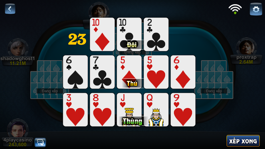 4Play - Mau Binh Online Captura de pantalla 3