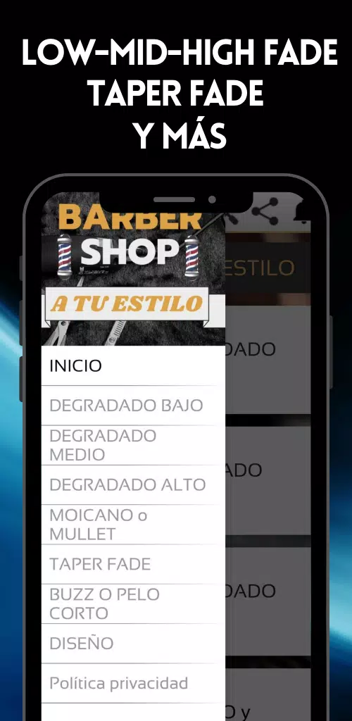 Cortes de Pelo Hombre 2024應用截圖第3張