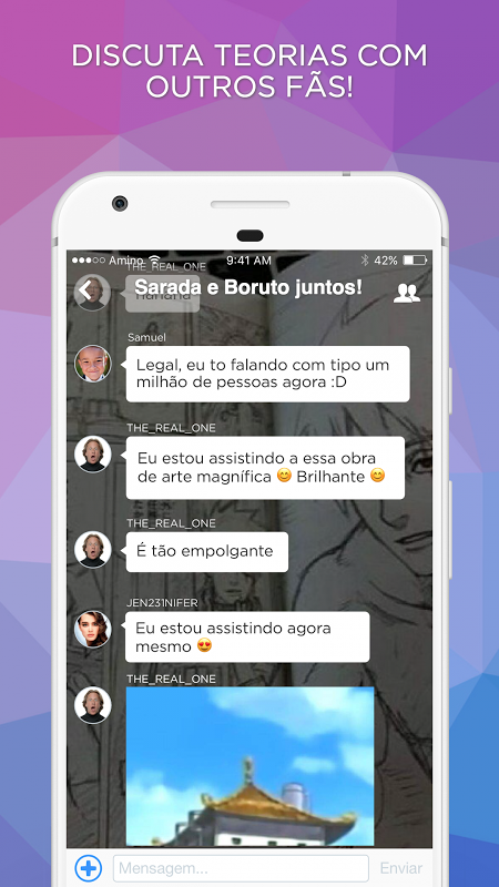 Boruto Amino em Português Schermafbeelding 2