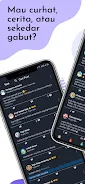 Schermata Prisga - Gabut Chat & Curhat 1