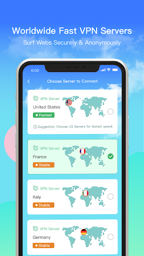 Crystal Proxy: Super VPN Proxy Ảnh chụp màn hình 2