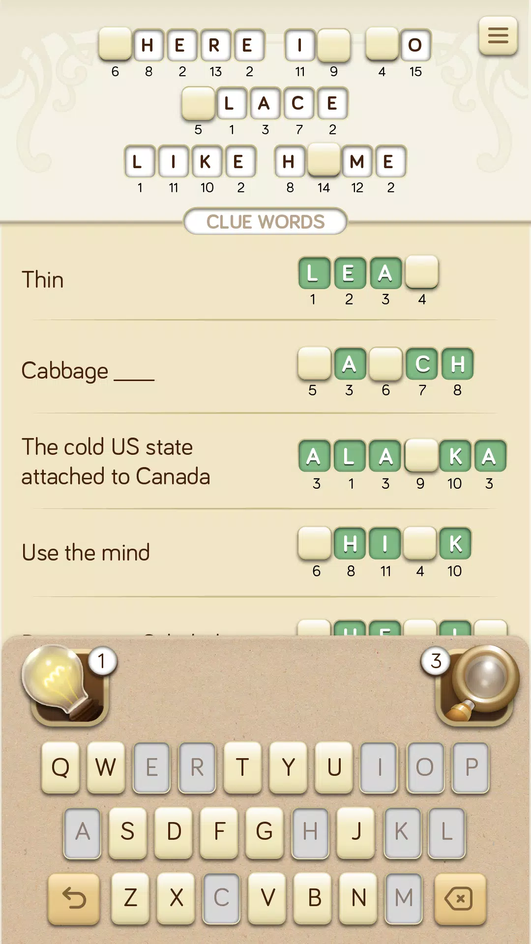 Logicross: Crossword Puzzle スクリーンショット 4