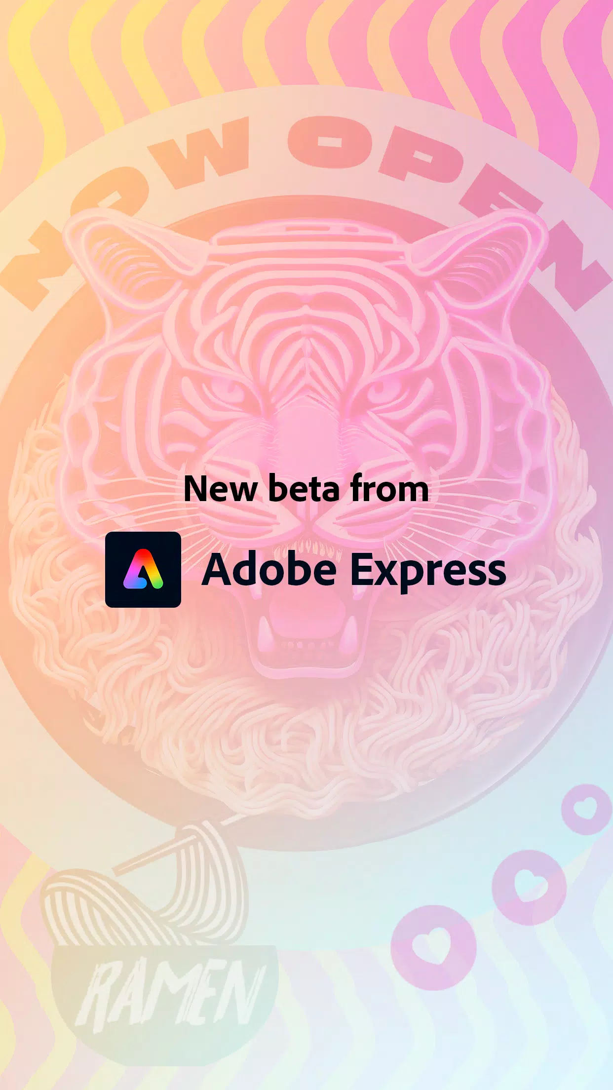 Adobe Express (Beta) Captura de pantalla 1
