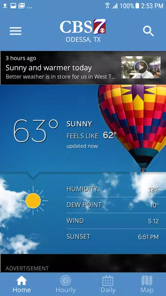 CBS7 Weather Captura de pantalla 1
