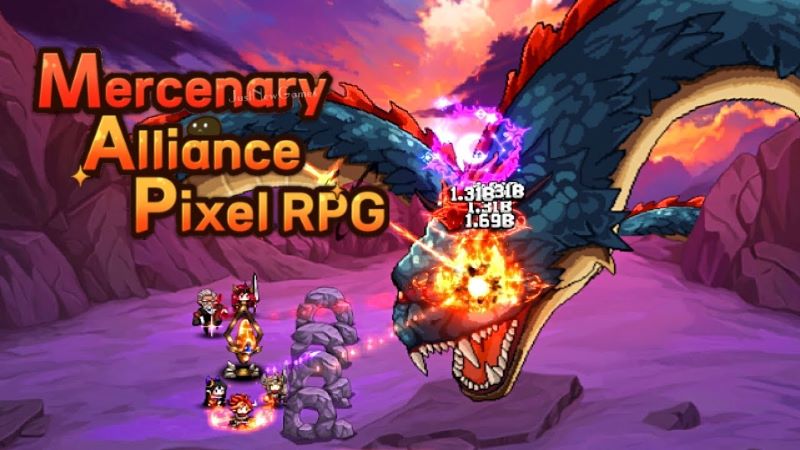 Mercenary Alliance: Pixel RPG スクリーンショット 1