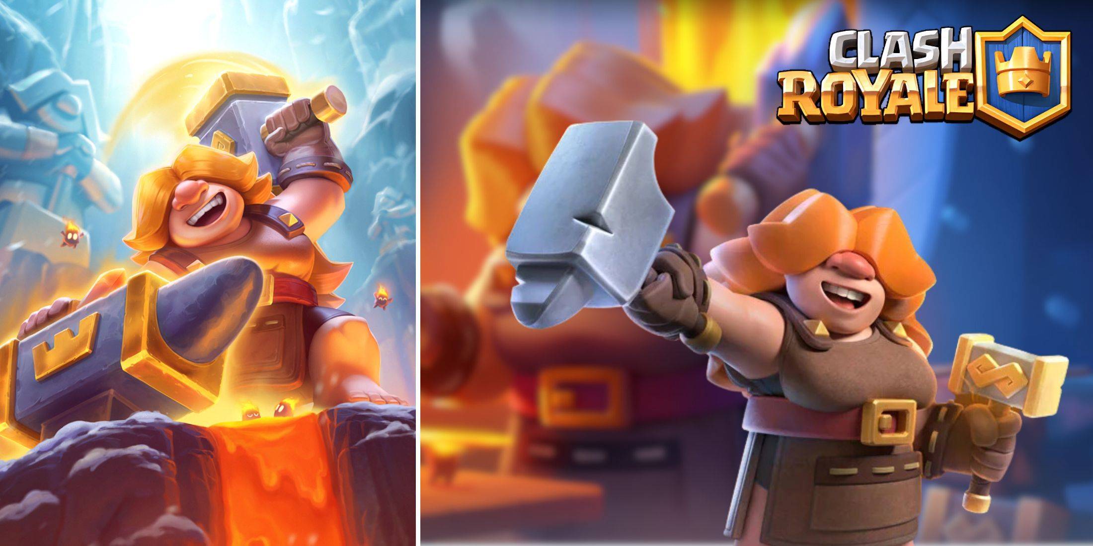 Decks gigantes de runa principal em Clash Royale