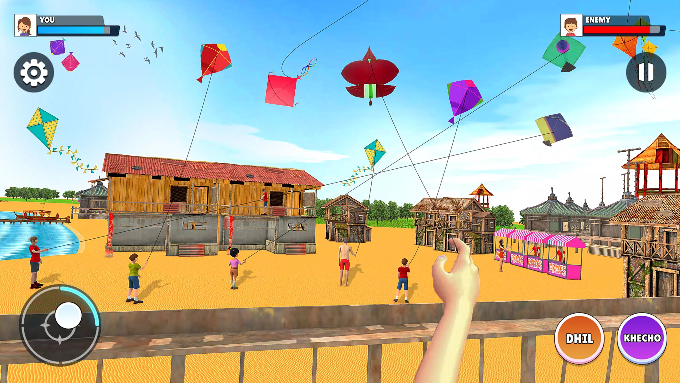 Kite Flying 3D - Pipa Combate Capture d’écran 3
