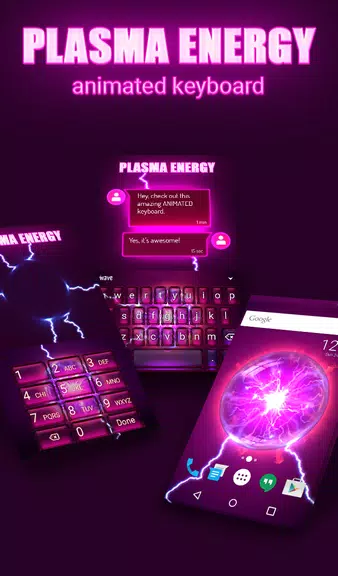Plasma Keyboard & Wallpaper Screenshot 1