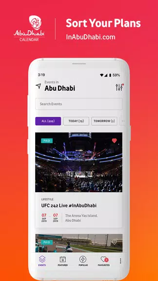 Abu Dhabi Calendar Captura de pantalla 1