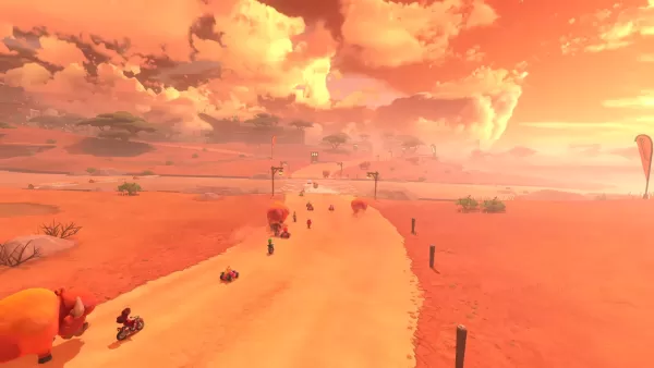 Mario Kart World open-world view