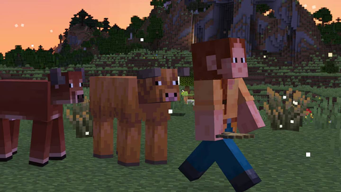 O Minecraft revela vacas adaptativas, nova planta de Firefly e música ambiente
