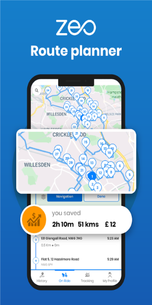 Zeo 路線規劃器 - 多站路線優化應用截圖第1張