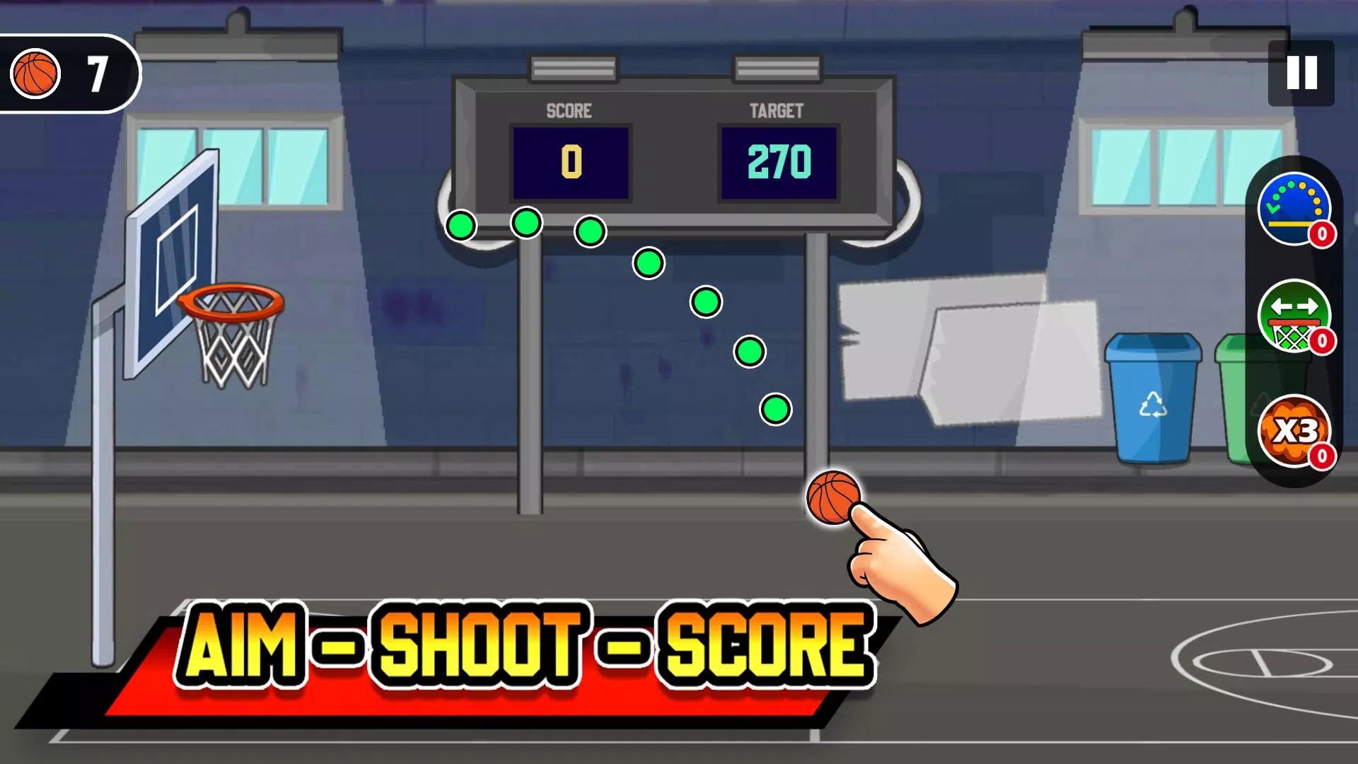 King of Basketball Shooting Captura de pantalla 1