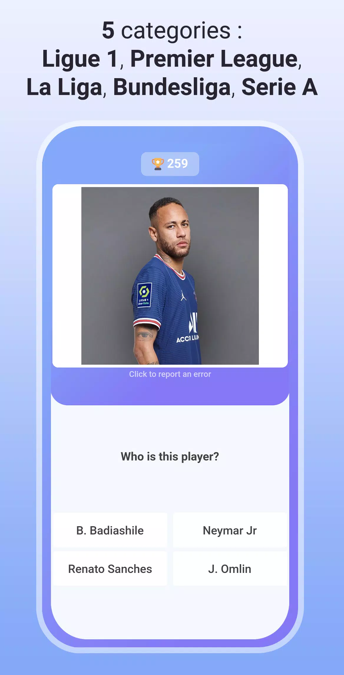 Quiz Soccer - Guess the name Screenshot 3
