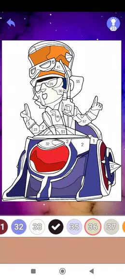 Coloring Book of Brawl S. Fans Скриншот 1
