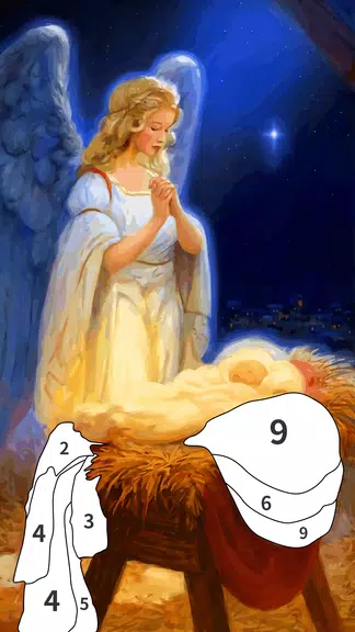 Jesus Coloring Book Color Game Capture d’écran 4