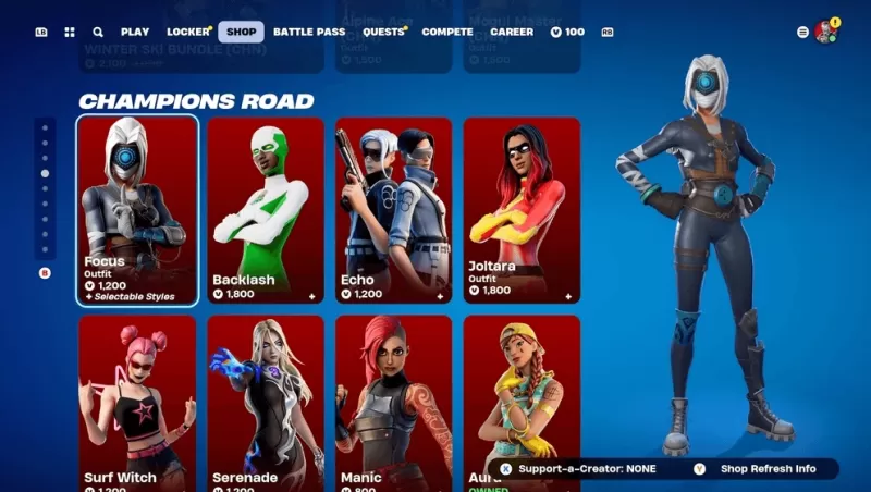 Fortnite Mobile: Pag-access at pagbili ng mga balat na may V-Bucks