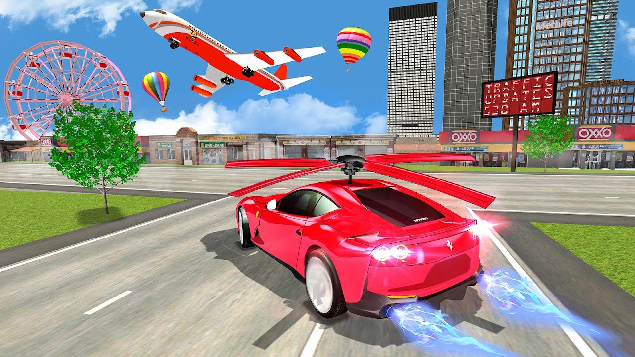 Flying car- Robot Transformation Car Driving Ảnh chụp màn hình 1