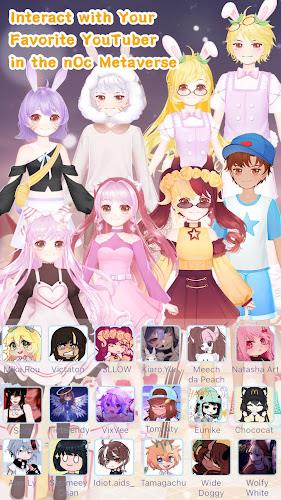 nOc: Avatar Dress Up Chat Game ဖန်သားပြင်ဓာတ်ပုံ 1