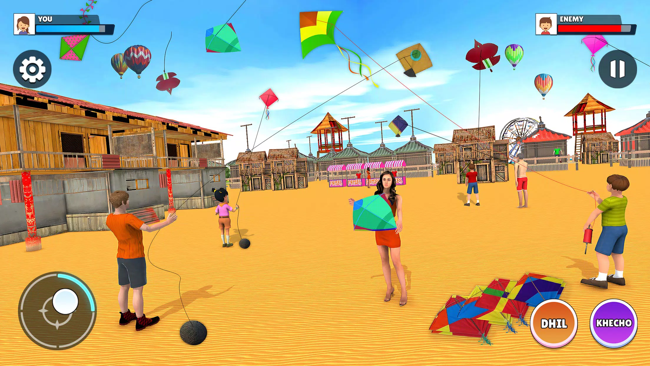 Kite Flying 3D - Pipa Combate Capture d’écran 2