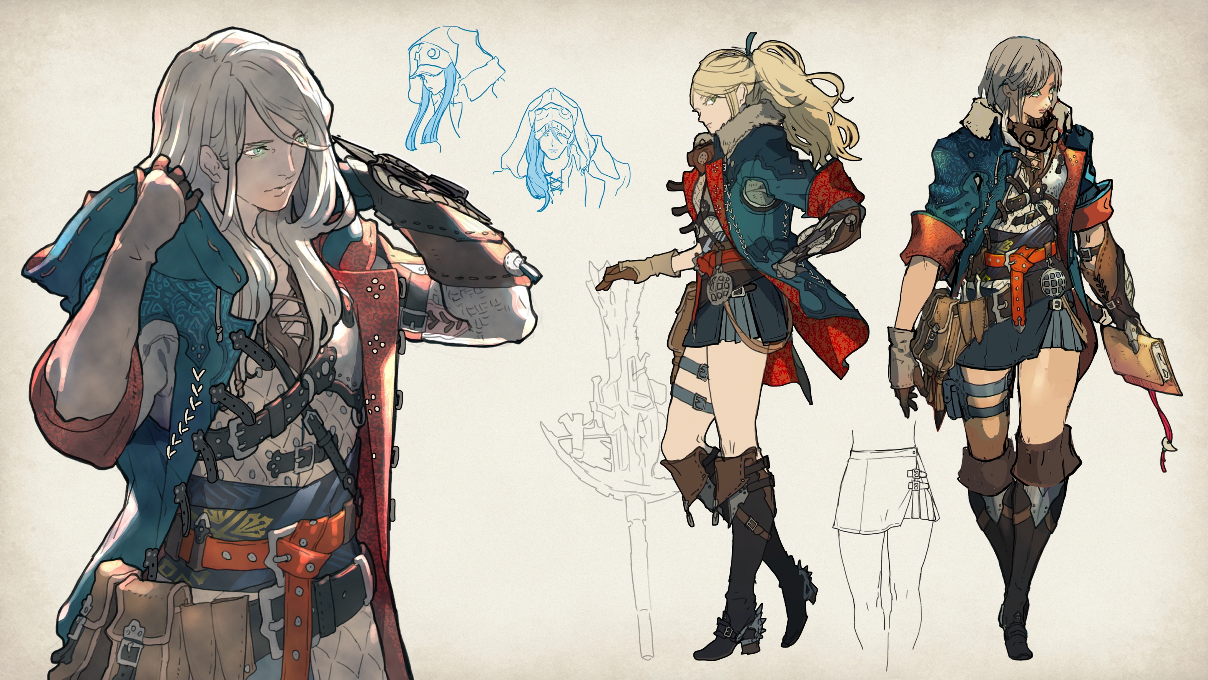 Hope Armor Concept Art. Capcom kesopanan.