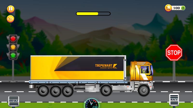 Cargo Truck Driving-Truck Game Capture d’écran 1