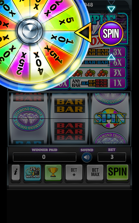 Diamond Triple Slots - Vegas Slots স্ক্রিনশট 1